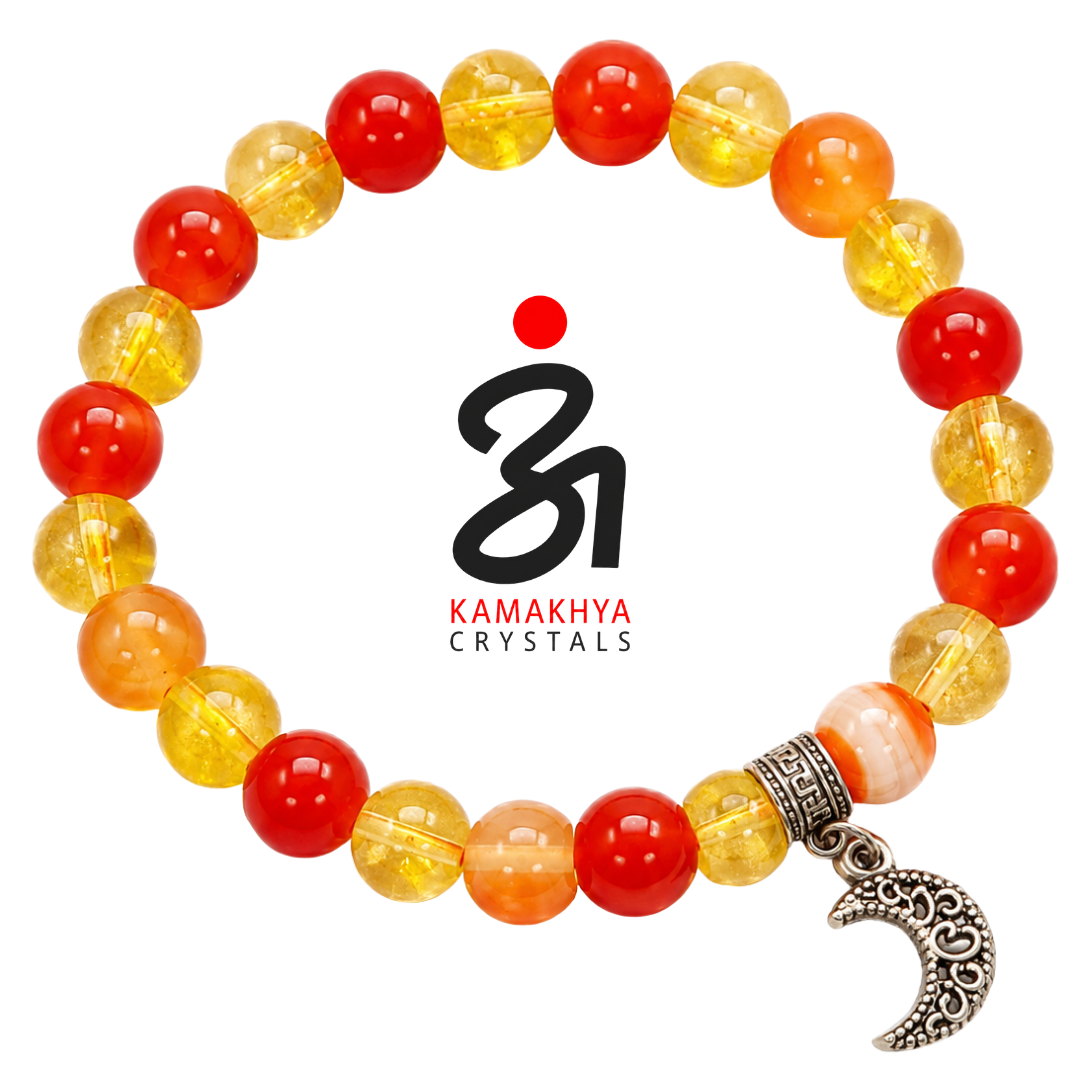 Carnelian & Citrine Bracelet