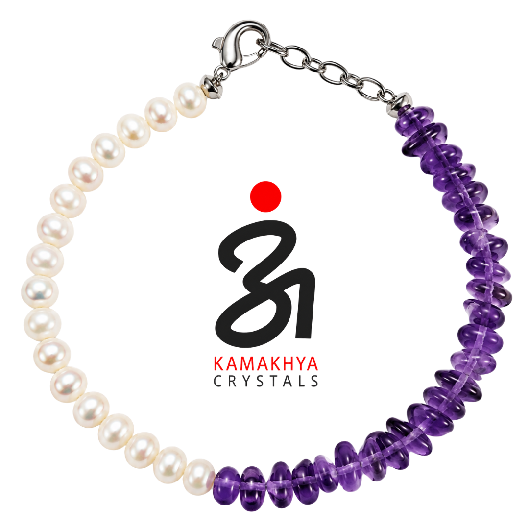 Pearl and Pyrite Bracelet